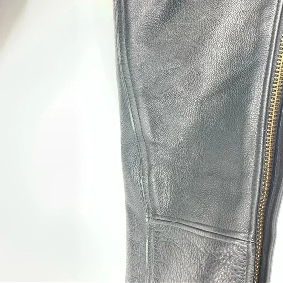 Fox Creek Leather Mens XSmall, Womens Small motorcycle Chaps - Picture 7 of 12